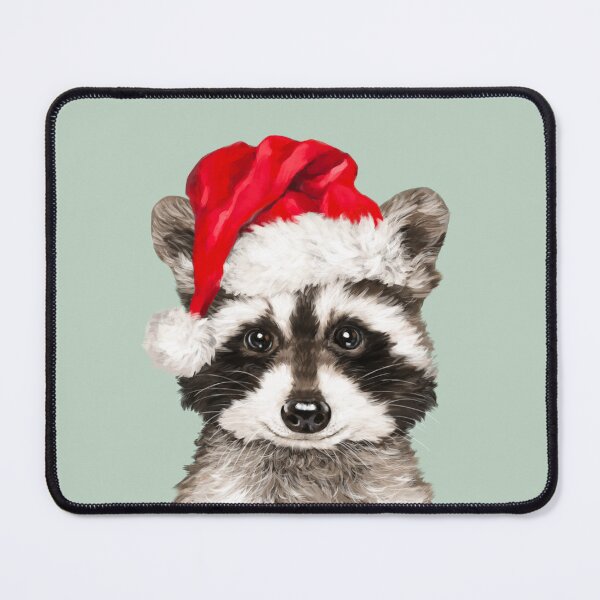Item preview, Christmas Baby Raccoon Green designed and sold by bignosework.