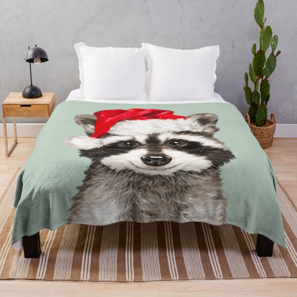 Item preview, Christmas Baby Raccoon Green designed and sold by bignosework.