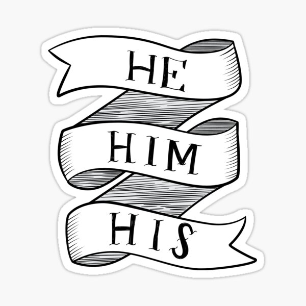 Item preview, He-Him-His  designed and sold by azeriacrafts.