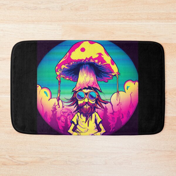 Item preview, Happy happening hippie man logo image designed and sold by Faytaiart.