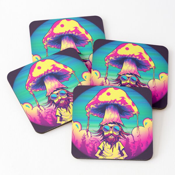 Item preview, Happy happening hippie man logo image designed and sold by Faytaiart.