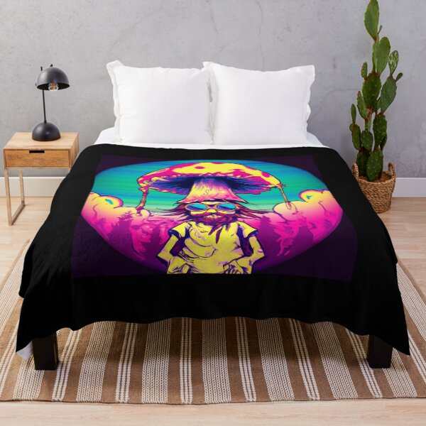 Item preview, Happy happening hippie man logo image designed and sold by Faytaiart.