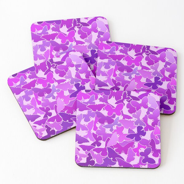 Item preview, Flock of Butterflies, Amethyst, Violet and Orchid  designed and sold by Marymarice.