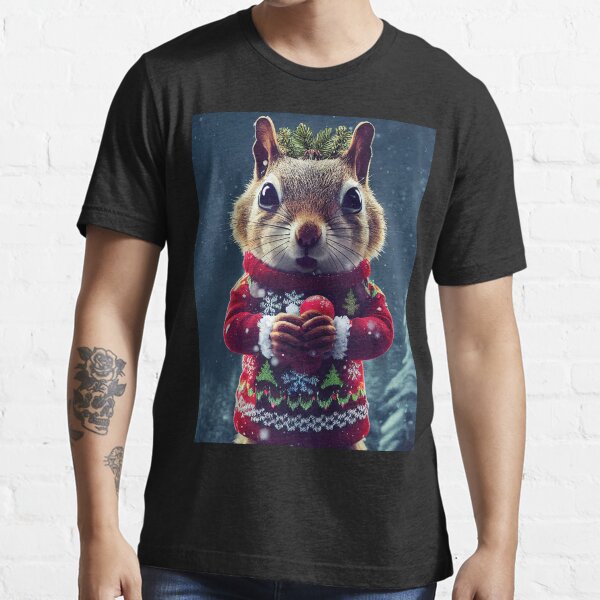 mens squirrel t shirt