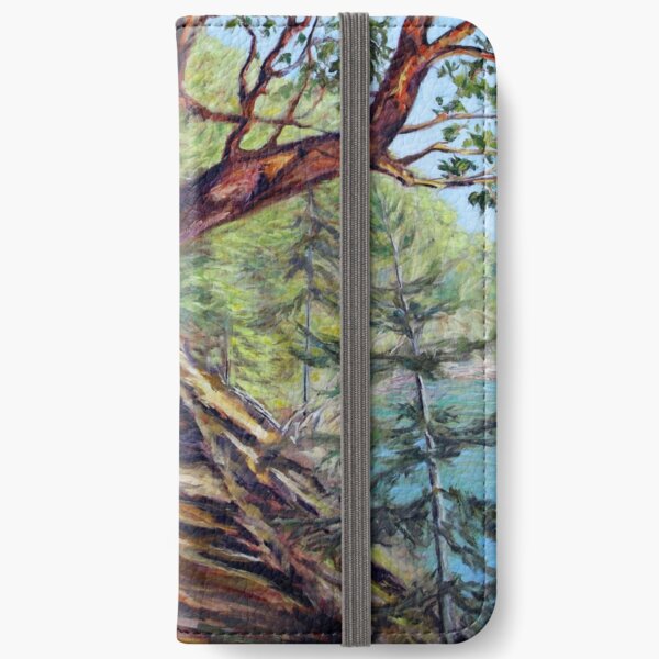 Storytelling Arbutus Tree Bennett Bay Mayne Island BC iPhone Wallet