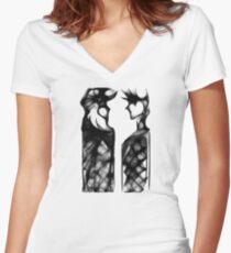 cool sketch 3 Women's Fitted V-Neck T-Shirt