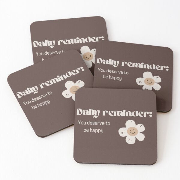Item preview, Daily reminder you deserve to be happy designed and sold by EmbraceOneself.