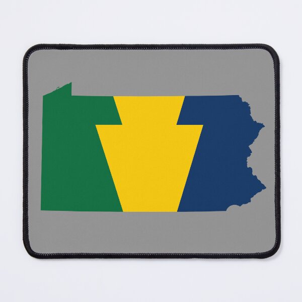 Item preview, PA Keystone Flag Map (reverse) designed and sold by Tara Stark.