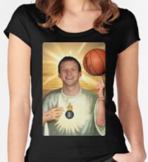 Joe Ingles, Jazz Jesus Women's Fitted Scoop T-Shirt