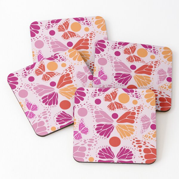 Item preview, colorful butterfly pattern designed and sold by vidyaroul.