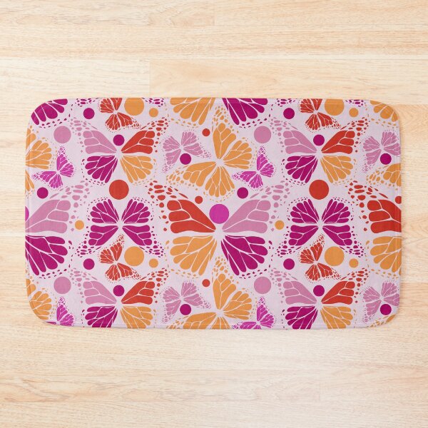 Item preview, colorful butterfly pattern designed and sold by vidyaroul.