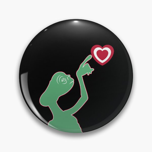 Item preview, Green aesthetic alien touching human heart designed and sold by RecStore.