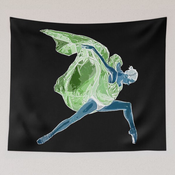 Item preview, ANGEL WINGS - BALLERINA BALLET - DETERMINATION MOTIVATIONAL reverse designed and sold by KoolDsignsDANCE.