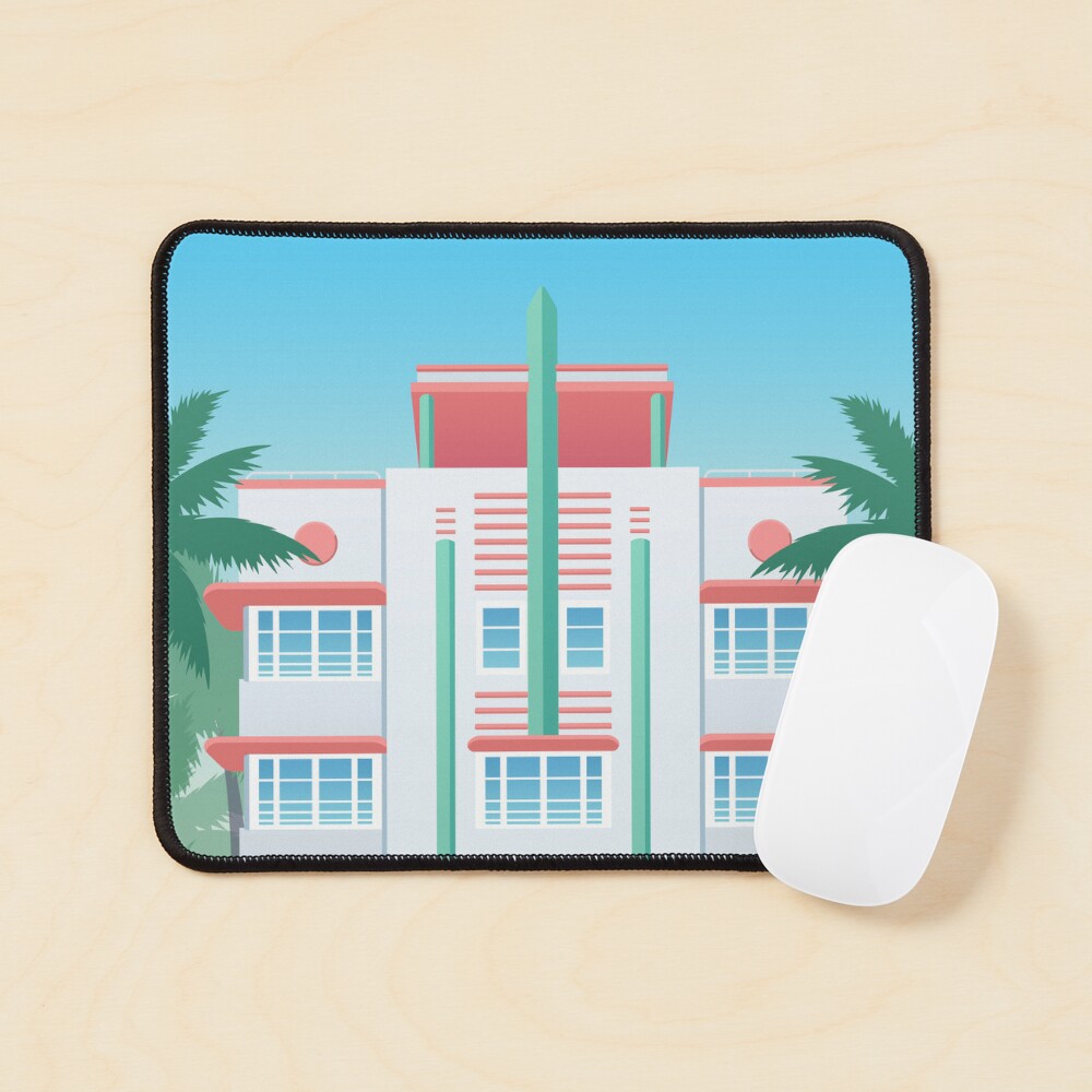 Miami Art Deco Vibes Poster by Suyii