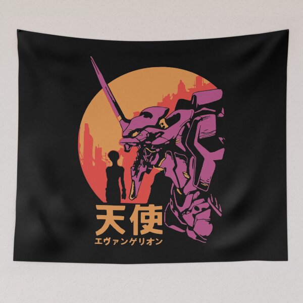 Item preview, Neon Genesis Evangelion Retro Tshirt designed and sold by Liana Wilkinson.