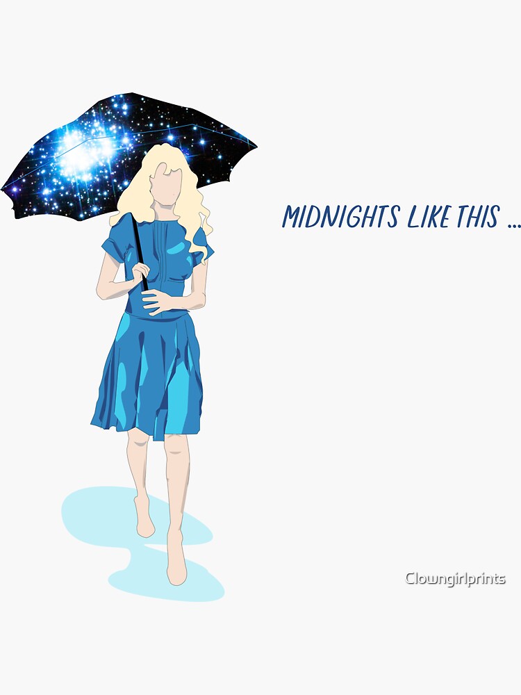 &ldquo;Taylor Swift Midnights album - Midnight Rain Sticker&rdquo; Sticker for Sale