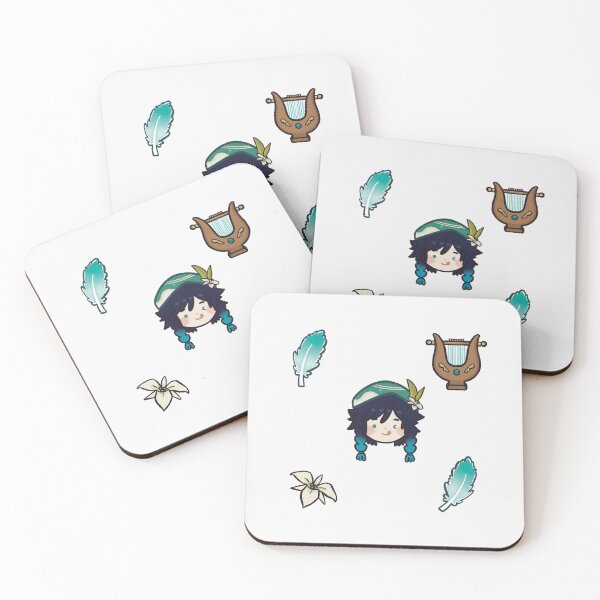 Item preview, Venti sticker pack from Genshin Impact Video Game Character designed and sold by stringbbeans.