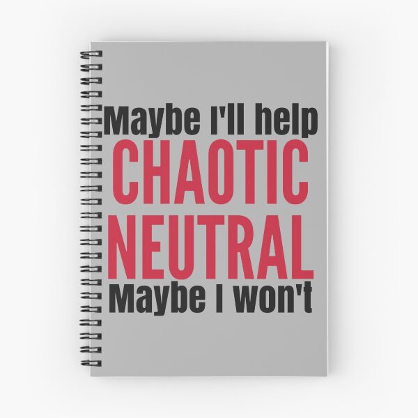 Item preview, Chaotic Neutral | Maybe I'll Help, Maybe I Won't designed and sold by Emerald Makes.