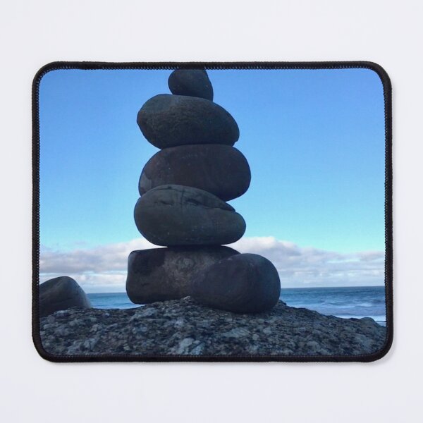 Item preview, Balanced stones on the beach designed and sold by roxiem06.