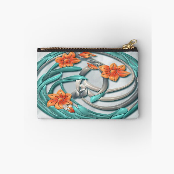 Item preview, Abstract Floral Orange Circle Flower Graphic designed and sold by Paula Helit.