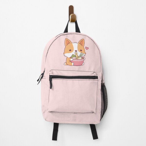 Item preview, Cute Corgi Dog Eating Ramen designed and sold by rustydoodle.