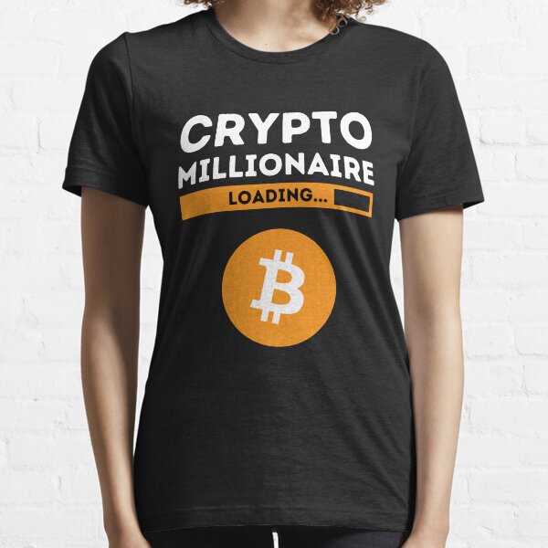 Artikel-Vorschau von Krypto-Millionär lädt lustige Bitcoin-Krypto-Investitionen, designt und verkauft von Trankix.