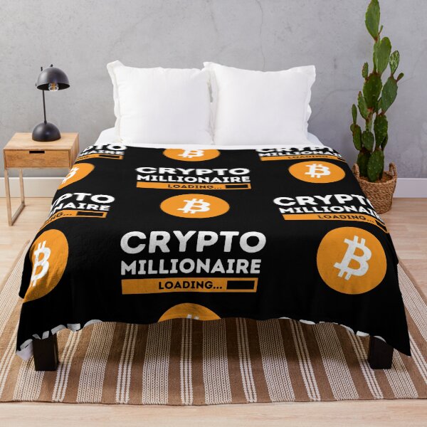 Item preview, Crypto Millionaire Loading Funny Bitcoin Crypto Investing designed and sold by Trankix.