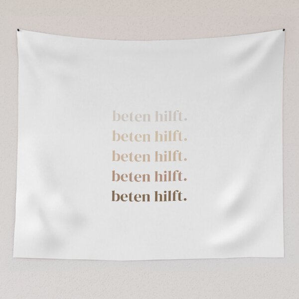 Item preview, praying helps. designed and sold by creative-duo.