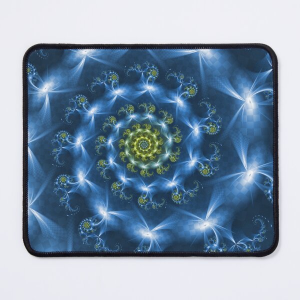 Item preview, Checkered Blue Spiral designed and sold by pinkal.