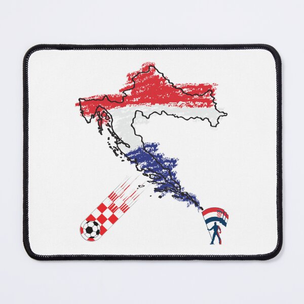 Item preview, Croatia Map Flag designed and sold by Tienda-Vane.