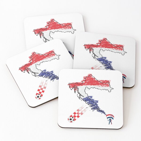 Item preview, Croatia Map Flag designed and sold by Tienda-Vane.