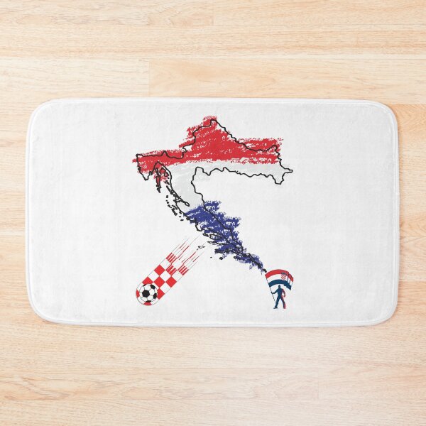 Item preview, Croatia Map Flag designed and sold by Tienda-Vane.