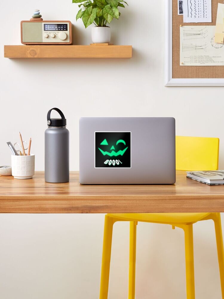 Booo, The Spectre Smile! Sticker for Sale by MadOtto-Designs