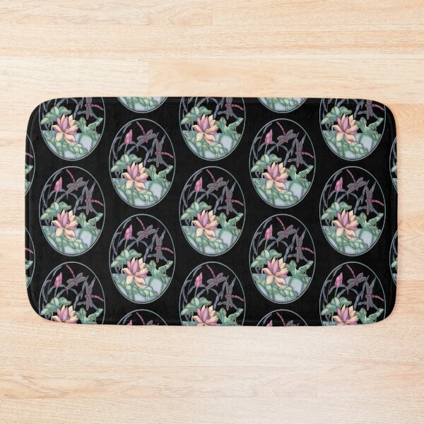 Item preview, Dragonfly Flower Motif Graphic designed and sold by Paula Helit.