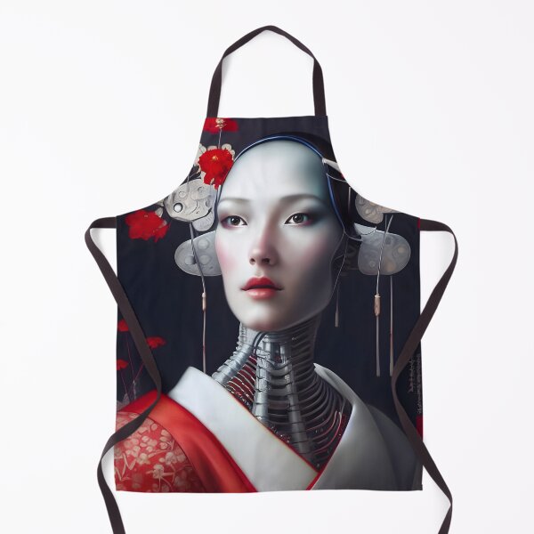 Item preview, Futuristic Geisha Android #1 designed and sold by larabu.
