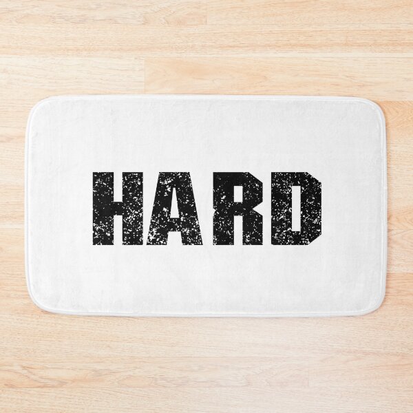Item preview, Hard word in black distressed design designed and sold by WhateverStudio.