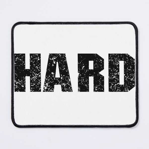 Item preview, Hard word in black distressed design designed and sold by WhateverStudio.