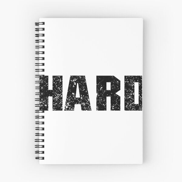 Item preview, Hard word in black distressed design designed and sold by WhateverStudio.