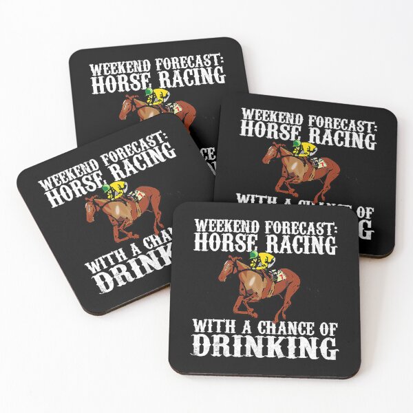 Item preview, Weekend Forecast Horse Racing Chance Of Drinking designed and sold by Earthshaker-art.