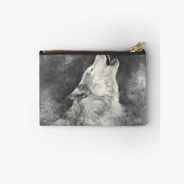 Item preview, Howling Wolf Art Design Draw Street Art Graphic Retro Vintage designed and sold by BK-Fishing.
