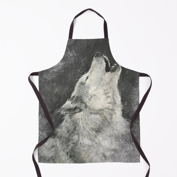 Item preview, Howling Wolf Art Design Draw Street Art Graphic Retro Vintage designed and sold by BK-Fishing.