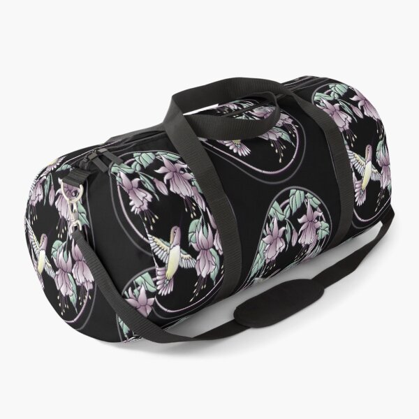 Item preview, Hummingbird with Flowers Vector Graphic designed and sold by Paula Helit.