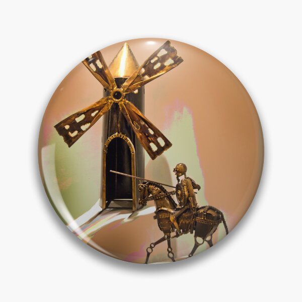 Item preview, Don Quixote Tilting At Windmills designed and sold by alabca.