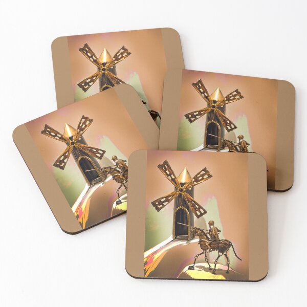 Item preview, Don Quixote Tilting At Windmills designed and sold by alabca.