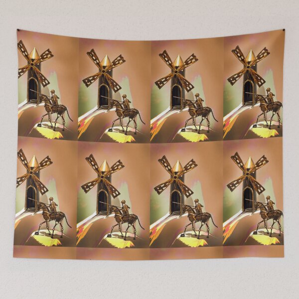 Item preview, Don Quixote Tilting At Windmills designed and sold by alabca.