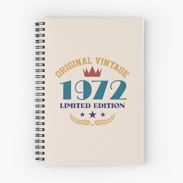 Item preview, Original Vintage 1972 Birthyear Limited Edition Typography designed and sold by bolimj.