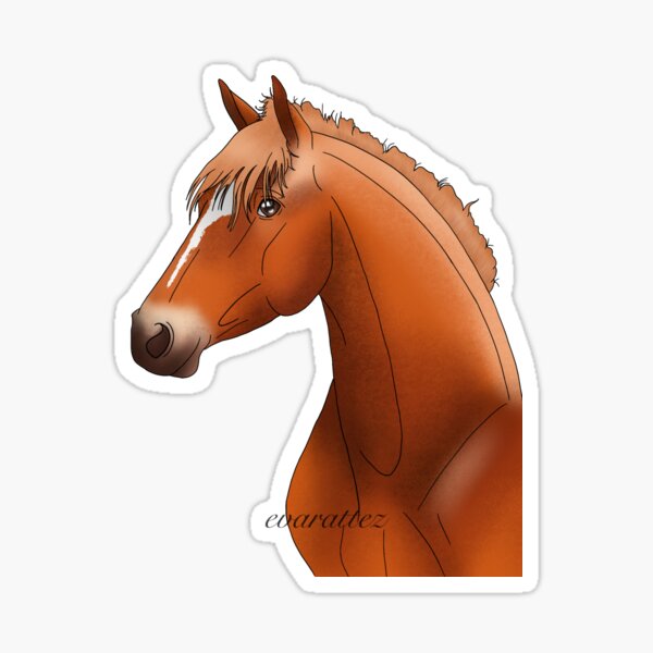 Item preview, Cheval alezan  designed and sold by evarattez.