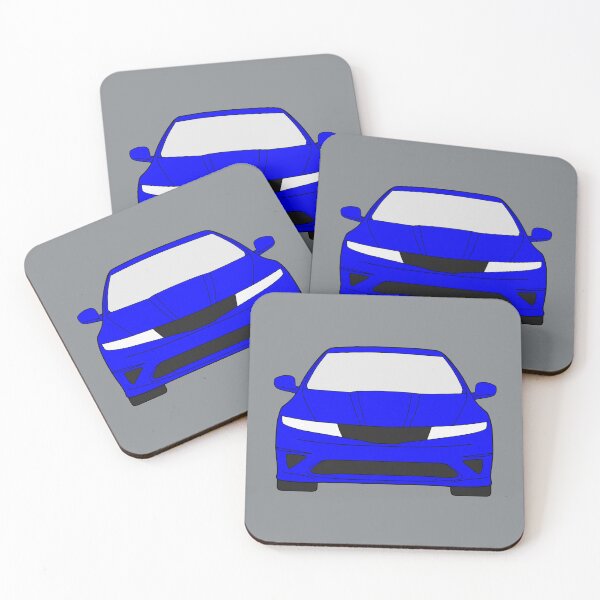 Item preview, Honda Civic 8th generation FK FN bright blue color designed and sold by EdimDesign.