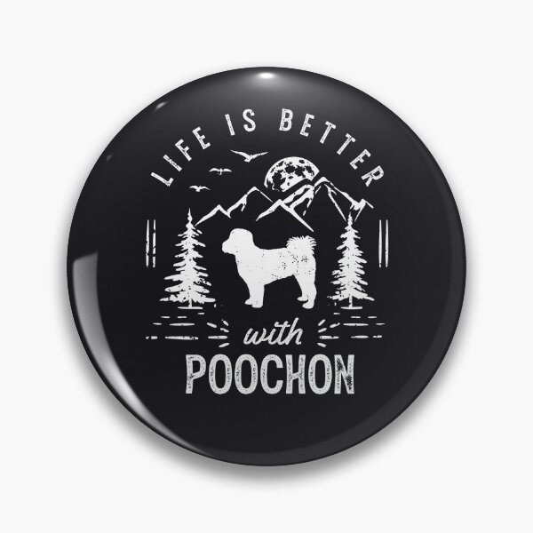 Item preview, Life is Better with Poochon Dog designed and sold by rafaeltto.
