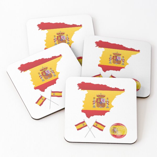 Item preview, Spain Map Flag designed and sold by Tienda-Vane.